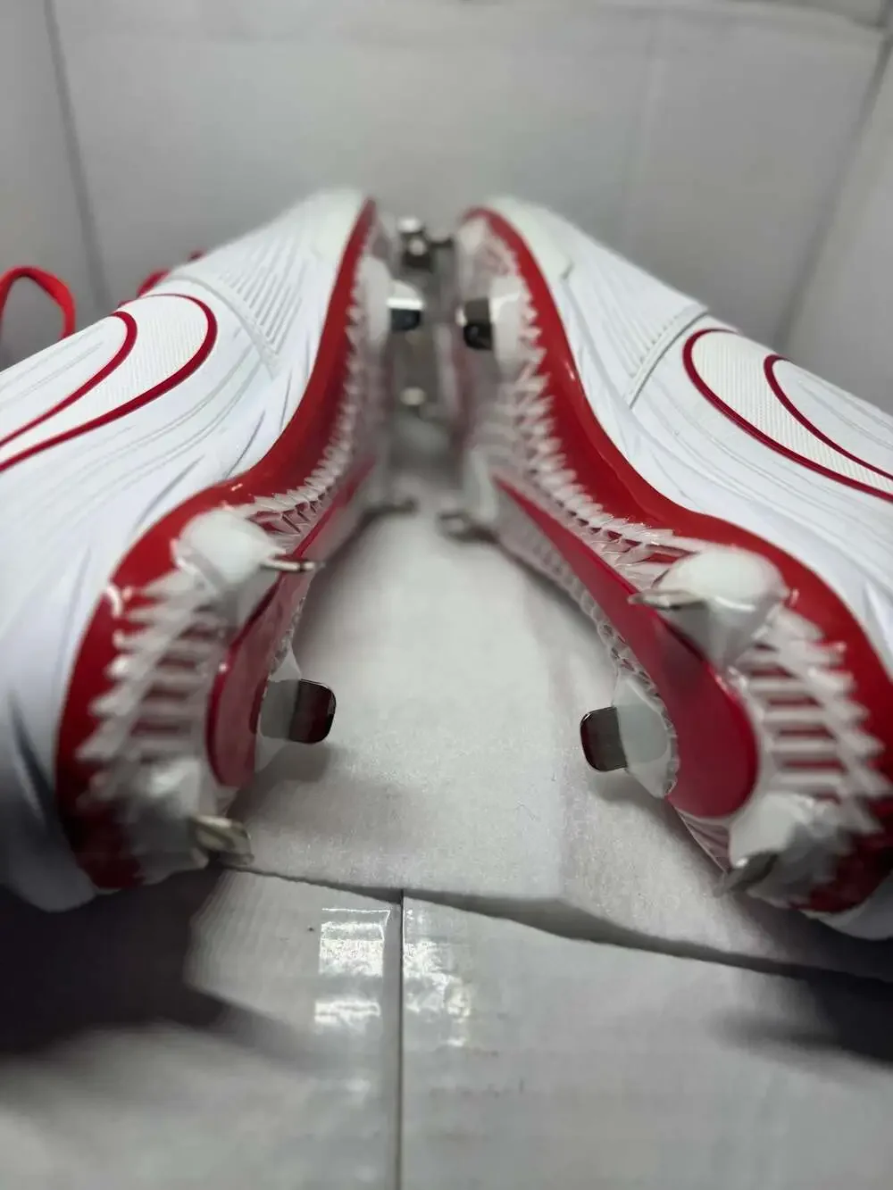 Nike Lunar Hyperdiamond 3 Pro Women's Metal Softball Cleats Wt University Red